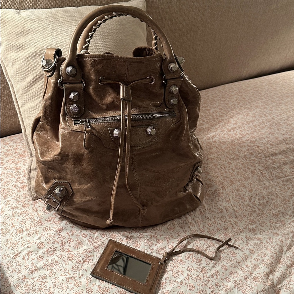 Balenciaga Brown Hobo Bag